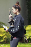 Vanessa Hudgens picks up a few items from her parents house