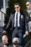 Justin Theroux looks good in Uniform