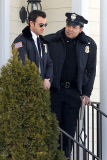 Justin Theroux looks good in Uniform