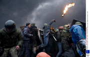 Anti government protests in Kiev, Ukraine - 20 Feb 2014