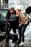 Italy: TV Host Michelle Hunziker and Tomaso Trussardi With Their Baby 