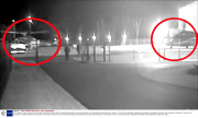 CCTV grabs of man suspected to be ousted Ukrainian President Viktor Yanukovych fleeing the country by helicopter from presidential compound, Kiev, Ukraine - 23 Feb 2014