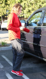 EXCL Bruce Jenner looking sad getting coffee