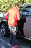 EXCL Bruce Jenner looking sad getting coffee