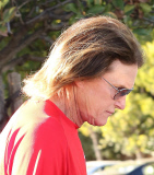 EXCL Bruce Jenner looking sad getting coffee - Part 2