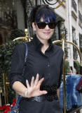 Lily Allen shopping in Paris