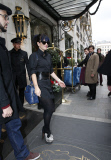 Lily Allen shopping in Paris