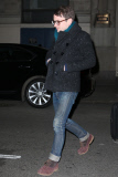 *EXCLUSIVE* Elijah Wood keeps himself warm in the Big Apple