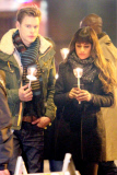 The cast of "Glee" films a memorial scene that hits close to home - Part 2