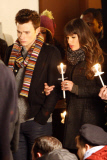 The cast of "Glee" films a memorial scene that hits close to home - Part 2