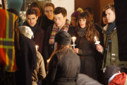 The cast of "Glee" films a memorial scene that hits close to home - Part 2