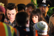 The cast of "Glee" films a memorial scene that hits close to home - Part 2