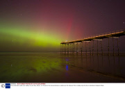 Aurora Borealis visible over Saltburn by the Sea, Britain - 27 Feb 2014
