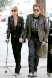 *EXCLUSIVE* Johnny Hallyday gives his wife Laeticia a Helping Hand
