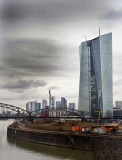 Neubau der Europäischen Zentralbank in Frankfurt   