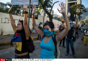 Hard confrontations despite carnival in Caracas, Venezuela