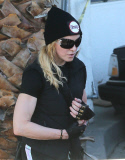 Madonna Stopping By A Dance Studio In West Hollywood 