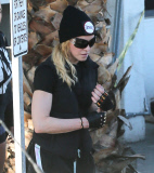 Madonna Stopping By A Dance Studio In West Hollywood 