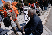 School teachers antigovernment demonstration in Greece