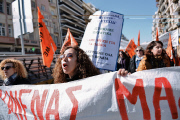 School teachers antigovernment demonstration in Greece
