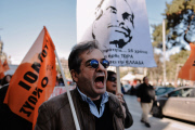 School teachers antigovernment demonstration in Greece