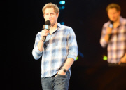 Cressida Bonas heckles Prince Harry at Wembley Arena in London