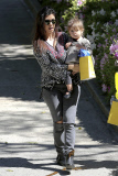 Kourtney Kardashian and her little ones leave a Birthday Party