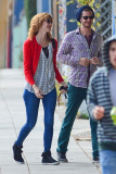*EXCLUSIVE* Andrew Garfield and Laura Dern are seen all smiles again 