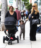 Rachel Zoe takes her boys out to lunch  Pt 2