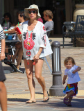 Pregnant Elsa Pataky And Daughter India Spotted Out In Malibu 