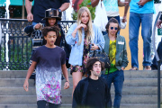 *EXCLUSIVE* Willow Smith wears Rastafarian bikini to sushi with Kylie Jenner and friends