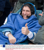 Three crew members of Soyuz TMA-10M have safely returned to Earth following their landing in Kazakhstan - 11 Mar 2014