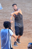 Ricky Martin shares his talent for a 'Soccer World Cup' clip