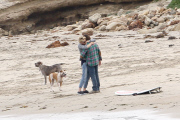 Charlize Theron and Sean Penn bring their love to the beach