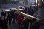 Ukrainian Catholics cross procession 