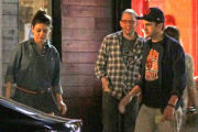 Ashton Kutcher and Mila Kunis enjoy a quiet double dinner date in the Valley 