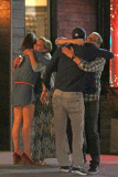 Ashton Kutcher and Mila Kunis enjoy a quiet double dinner date in the Valley 