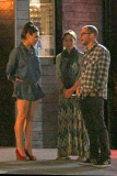Ashton Kutcher and Mila Kunis enjoy a quiet double dinner date in the Valley 