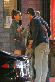 Ashton Kutcher and Mila Kunis enjoy a quiet double dinner date in the Valley 
