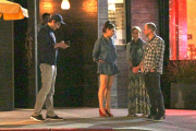 Ashton Kutcher and Mila Kunis enjoy a quiet double dinner date in the Valley 