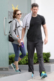Amy Adams and Darren Le Gallo get in their Pre-Oscars Workout