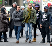 Chord Overstreet gives Darren Criss a Piggyback Ride through the streets of New York