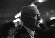 UK Brighton -- Sep 1993 -- Portrait of Tony Benn ( 1925- ) at the 1993 Labour Party Conference in Brighton England UK -- Picture by Jonathan Mitchell