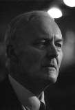 UK Brighton -- Sep 1993 -- Portrait of Tony Benn ( 1925- ) at the 1993 Labour Party Conference in Brighton England UK -- Picture by Jonathan Mitchell