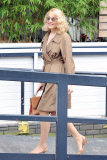 Jerry Hall arrives at the ITV Studios in London **USA ONLY**