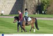 Prince Edward and family riding at Windsor Castle, Berkshire, Britain - 15 Mar 2014