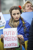 Pro-Ukraine-Demonstration in Brüssel