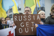 Pro-Ukraine-Demonstration in Brüssel