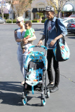 Wiz Khalifa and Amber Rose spend the day with Sebastian