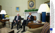 Barack Obama meets Palestinian President Mahmoud Abbas at the White House, Washington D.C., America - 17 Mar 2014